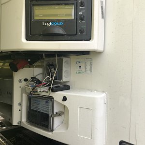 Установка телематического оборудования на полуприцеп с холодильным оборудованием
